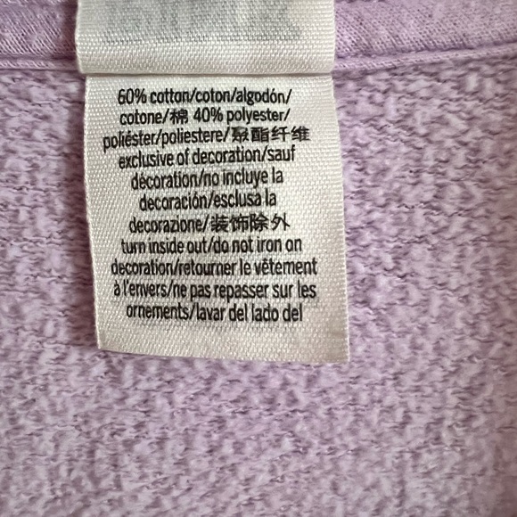 PINK Victoria's Secret Lavender Sweatshirt XL - Picture 4 of 4